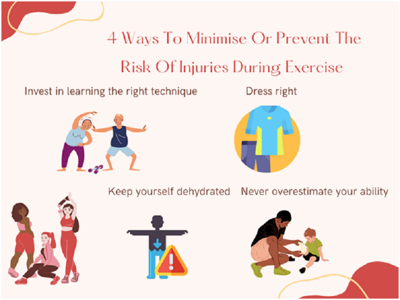 4 Ways To Minimise Or Prevent The Risk Of Injuries During Exercise
